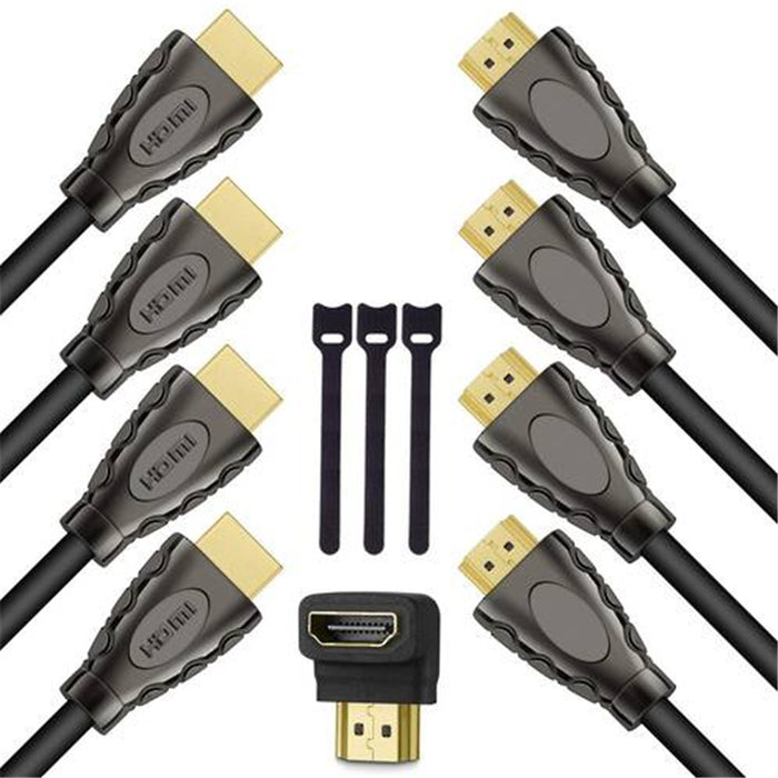 Perlesmith PS-H36K4-U1  4K HDMI Cables 4 Pack