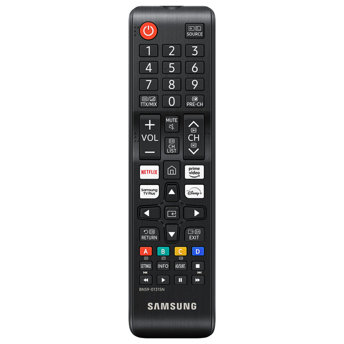 Samsung Standard TV Remote Control - Black    Compatible on all 2012-2023 Samsung Smart TVs and Projectors