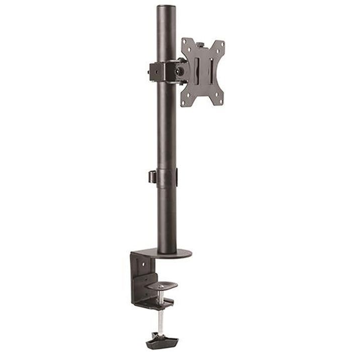 StarTech.com ARMPIVOTV2 Single Monitor Desk Mount - Single Screen Heavy Duty Pole Mount for up to 34inch VESA Compatible Displays - Ergonomic Height Adjustable Monitor Arm Mount - Desk Clamp/Grommet