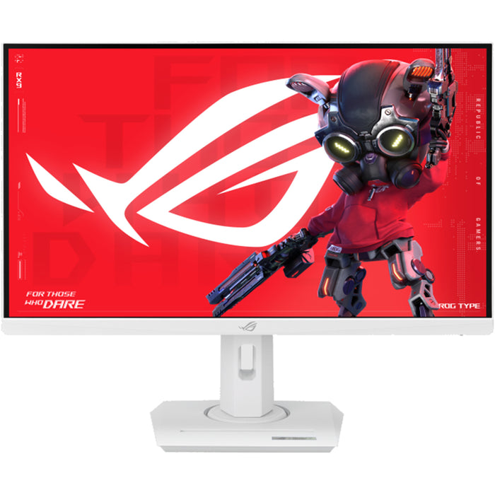 ASUS ROG Strix XG27UCG-W 27" 4K UHD 160Hz Fast IPS Gaming Monitor - White 3840x2160 - 1ms - DP1.4 - HDMI 2.1 - USB-C 15W - G-Sync Compatible - HDR400- Height / Pivot / Swivel / Tilt Adjustable - 100x100 VESA