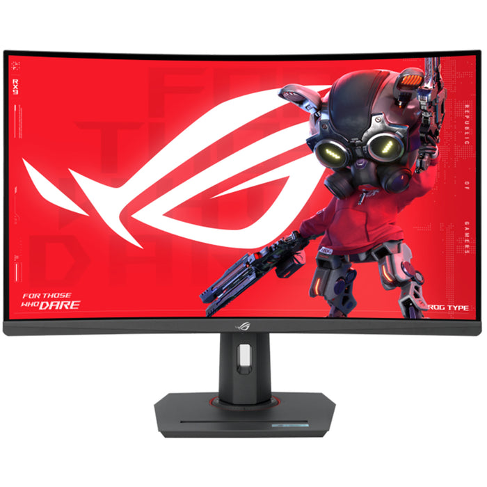 ASUS ROG Strix XG32WCS 31.5" QHD 180Hz Curved Gaming Monitor 2560x1440 - 1ms -- DisplayPort- HDMI - USB-C -  AMD FreeSync - HDR400 - Height / Pivot / Swivel / Tilt Adjustable - 100x100 VESA