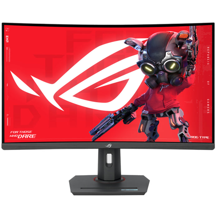 ASUS ROG Strix XG32WCMS 31.5" QHD 280Hz Curved Gaming Monitor 2560x1440 - 1ms -- DisplayPort- HDMI - USB-C -  AMD FreeSync - HDR400 - Height / Pivot / Swivel / Tilt Adjustable - 100x100 VESA