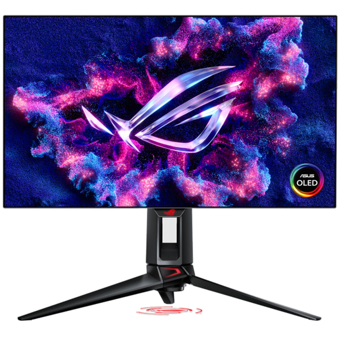 ASUS ROG Swift PG27AQDP 27" QHD WOLED 480Hz Gaming Monitor 2560x1440 - 0.03ms - DisplayPort 1.4 - HDMI 2.1 - Nvidia G-Sync Compatible - ASUS OLED Care+ - HDR400 True Black - Height / Pivot / Swivel / Tilt Adjustable - 100x100 VESA