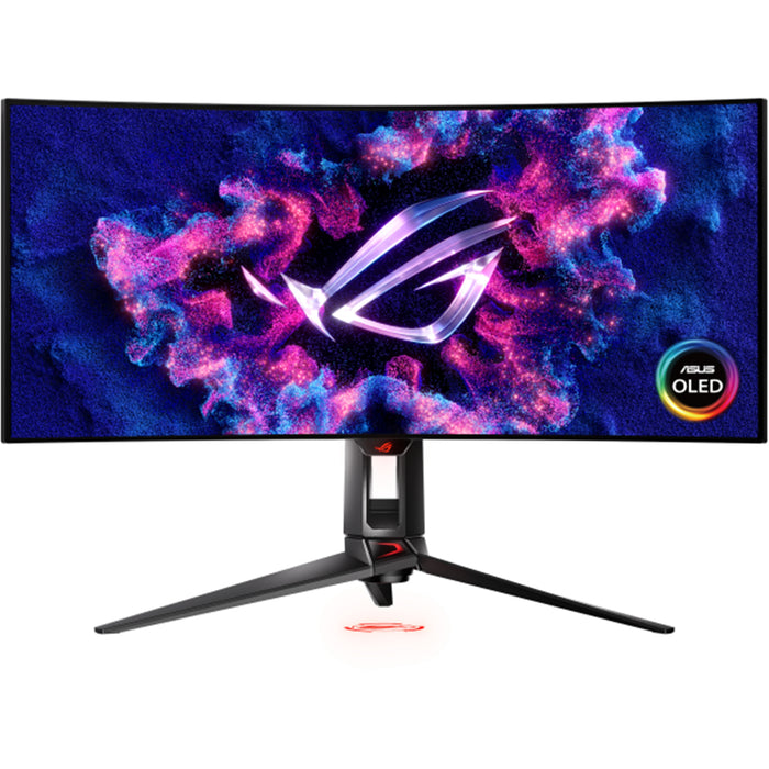 ASUS ROG Swift PG34WCDM 34" 800R Curved 240Hz OLED Gaming Monitor 3440x1440 - 0.03ms - DisplayPort 1.4 - HDMI 2.1+ USB-C 90W HDR400 True Black - NVIDIA G-Sync Compatible - ROG Smart KVM