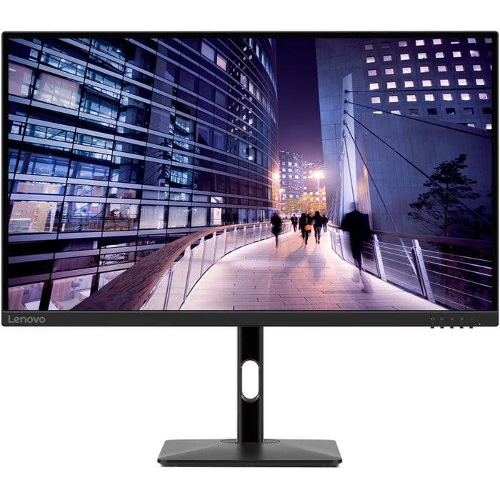 Lenovo N27p 27" 4K UHD IPS Monitor 3840x2160 - DP 1.4 + 2X HDMI 2.1 + USB-C 65W - HDR400 - USB Hub - Speaker - Height Adjustable