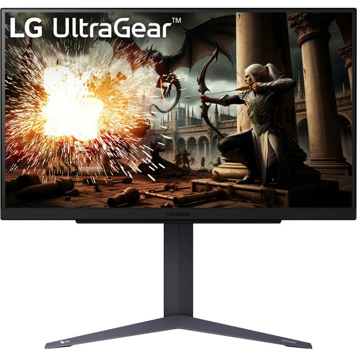 LG UltraGear 27GS75Q-B 27" QHD 180Hz IPS Gaming Monitor 2560x1440 - IPS Panel - 1ms - HDMI - DisplayPort - NVIDIA G-Sync Compatible - AMD FreeSync Premium - Tilt / Height / Pivot Adjustable - 100x100 VESA