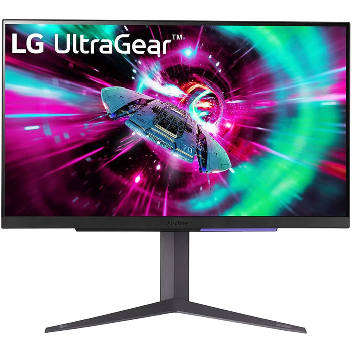 LG UltraGear 27GR93U-B 27" 4K UHD 144Hz IPS Gaming Monitor 3840x2160 - 1ms - HDMI 2.1 + Displayport 1.4  - NVIDIA G-Sync Comptiable - AMD FreeSync Premium - HDR400 - Tilt / Height / Pivot Adjustable - 100x100 VESA