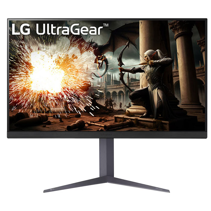 LG UltraGear 32GS75Q-B 32" QHD 180Hz IPS Gaming Monitor 2560x1440 - IPS Panel - 1ms - HDMI - Displayport - NVIDIA G-Sync Comptiable - AMD FreeSync Premium - Tilt / Height / Pivot Adjustable - 100x100 VESA