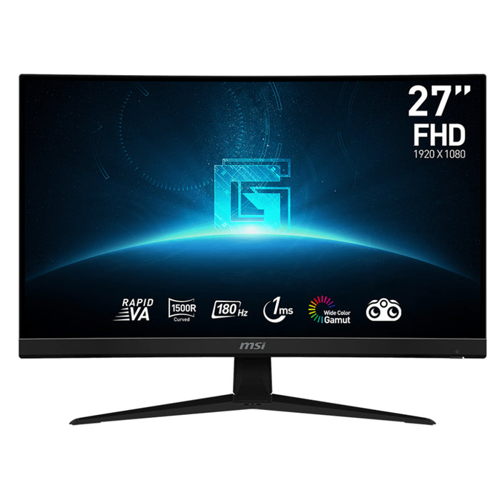 MSI G27C4 E3 27" FHD 180Hz Curved Gaming Monitor 1920x1080 - 1ms - DisplayPort - 2x HDMI - Adaptive Sync - 100x100 VESA