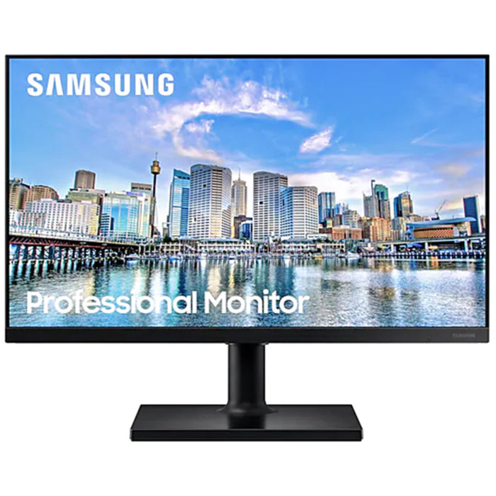 Samsung LF27T450F 27" FHD Business Monitor 1920x1080 - IPS - DisplayPort - 2x HDMI - USB Hub - AMD FreeSync - Flicker Free - Height / Pivot / Swivel / Tilt Adjustable - 100x100 VESA