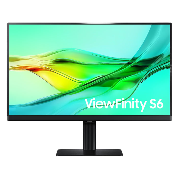 Samsung ViewFinity S60UD 24" QHD 100Hz USB-C 90W Business Monitor 2560x1440 - IPS Panel - HDMI - DisplayPort - USB-C 90W - RJ45 -  USB 3.0 Hub - KVM Switch - Height Adjustable Ergonomic Stand  - 100x100 VESA