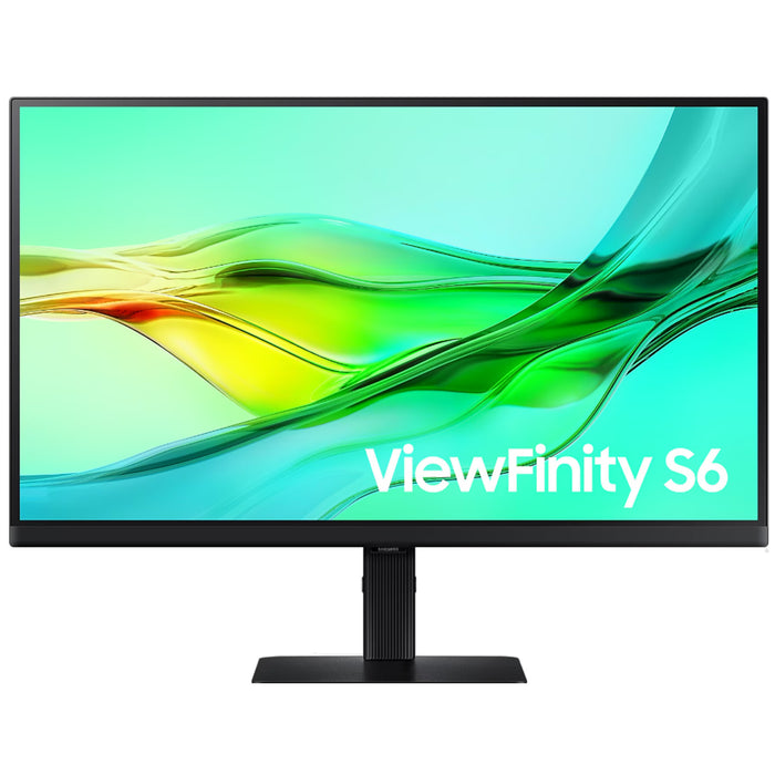 Samsung ViewFinity S60UD 27" QHD 100Hz USB-C 90W Business Monitor 2560x1440 - IPS Panel - HDMI - DisplayPort - DP Out - USB-C 90W - RJ45 - USB 3.0 Hub - KVM Switch - Height Adjustable Ergonomic Stand - 100x100 VESA