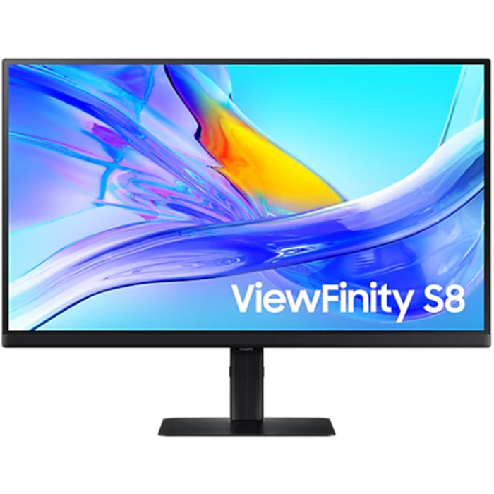 Samsung ViewFinity S80UD 27" 4K UHD USB-C 90W Business Monitor 3840x2160 - IPS Panel - HDMI - DisplayPort - USB-C 90W - RJ45 -  USB 3.0 Hub - KVM Switch - Height Adjustable Ergonomic Stand  - 100x100 VESA