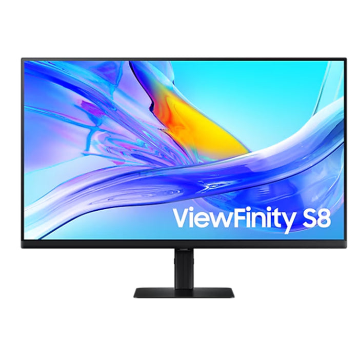 Samsung ViewFinity S80UD 32" 4K UHD USB-C 90W Business Monitor 3840x2160 - HDMI - DisplayPort - USB-C 90W - RJ45 -  USB 3.0 Hub - KVM Switch - Height Adjustable Ergonomic Stand - 100x100 VESA