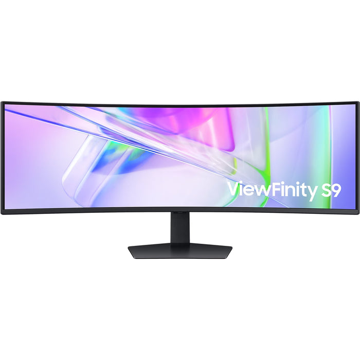 Samsung ViewFinity S9 S95UC 49" DQHD 120Hz Ultrawide Curved 1000R Business Monitor 5120x1440 - DisplayPort - 2x HDMI - USB-C 90W PD - USB Hub - KVM Switch with Ethernet - HDR400 - Speaker - Ergonomic Stand - 100x100 VESA