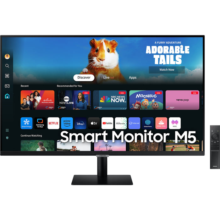 Samsung M5 27" Full HD Smart Monitor With Smart TV Experience - Black