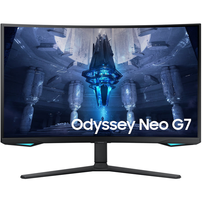 Samsung Odyssey Neo G7 32" 4K UHD Mini LED 165Hz Curved Gaming Monitor 3840x2160 - 1ms - DisplayPort - 2x HDMI - USB Hub - 1000R - Quantum HDR2000 - FreeSync Premium Pro - HDMI 2.1 - Height / Pivot / Swivel / Tilt Adjustable - 100x100 VESA