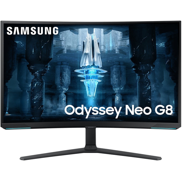 Samsung Odyssey Neo G8 32" 4K UHD Mini LED 240Hz Curved Gaming Monitor 3840x2160 - 1ms - DisplayPort - 2x HDMI - USB Hub - 1000R - Quantum HDR2000 - FreeSync Premium Pro - HDMI 2.1 - Height / Pivot / Swivel / Tilt Adjustable - 100x100 VESA