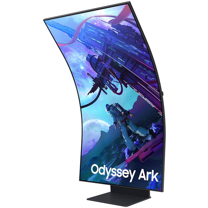 Samsung Odyssey ARK Gen2 55" Curved 1000R 4K UHD 165Hz Mini-LED Gaming Monitor 3840x2160 - Matte Display - 1ms - 165Hz - HDR10+ - AMD FreeSync Premium Pro - Gaming Hub - KVM Switch - Wireless Dex - Multi-view with 4 Devices