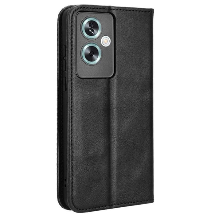 Oneplus Nord N30 SE 5G Flip Wallet Case - Black 3 Card Slots - Cash Compartment - Magnetic Clip