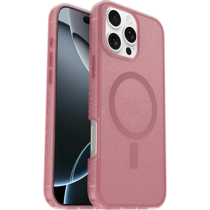 OtterBox iPhone 16 Pro Max (6.9") Symmetry Clear MagSafe Phone Case - Timbleberry/Pink