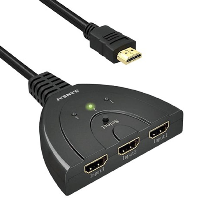 Sansai HDM-3010S 3 Ports HDMI Switcher