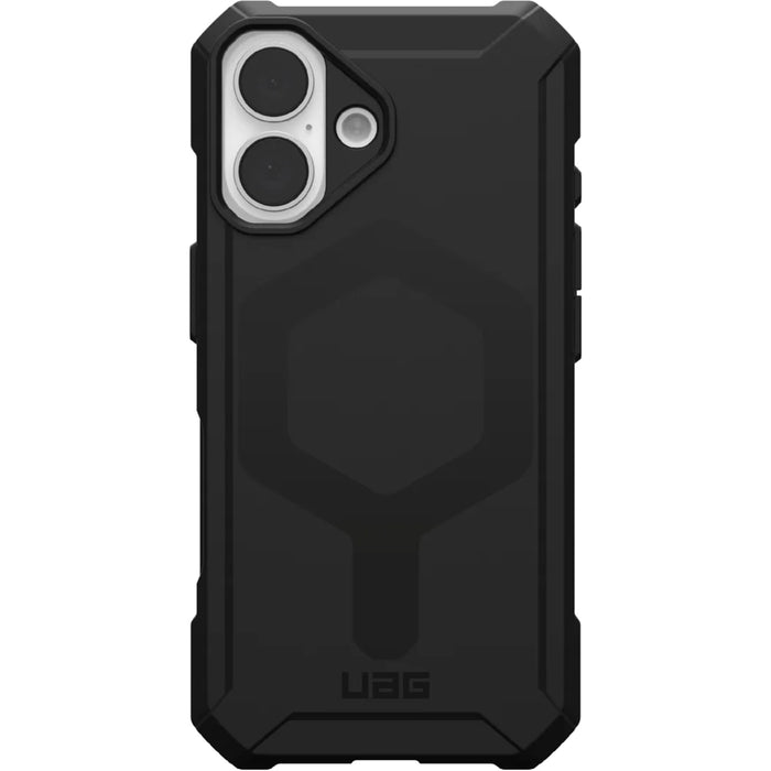 Urban Armor Gear iPhone 16 (6.1") Essential Armor MagSafe Phone Case - Black