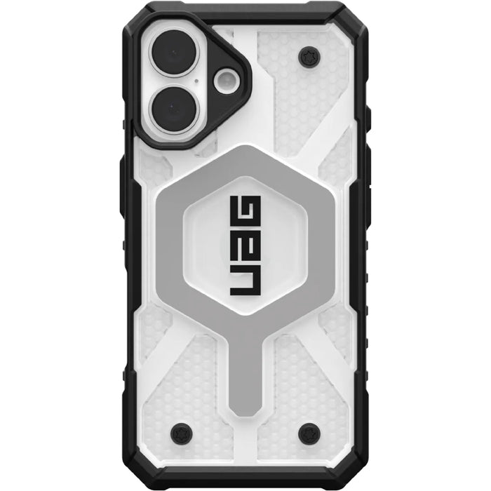 Urban Armor Gear iPhone 16 (6.1") Pathfinder Clear MagSafe Phone Case - Ice