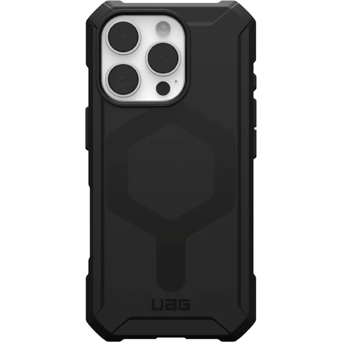 Urban Armor Gear iPhone 16 Pro (6.3") Essential Armor MagSafe Phone Case - Black