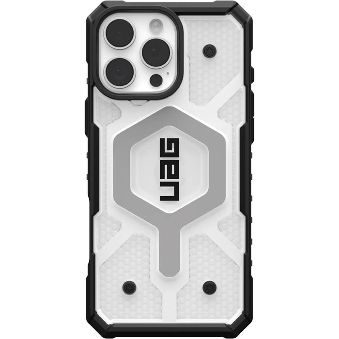 Urban Armor Gear iPhone 16 Pro Max (6.9") Pathfinder Clear MagSafe Phone Case - Ice