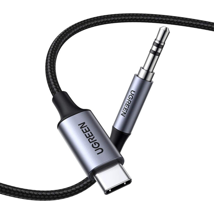 UGREEN UG-20192 USB-C Male to 3.5mm Male Audio Cable with Chip 1m