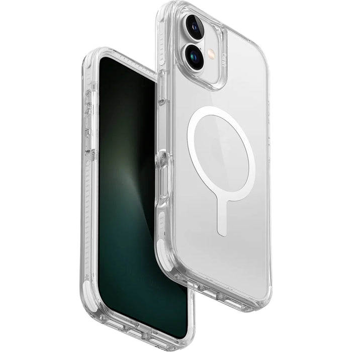 Uniq iPhone 16 Plus (6.7") Combat Case - Lume-White Magsafe Compatible - Military Grade Drop Protection - 5H Scratch-Resistance with 360 Degree Impact Bumper