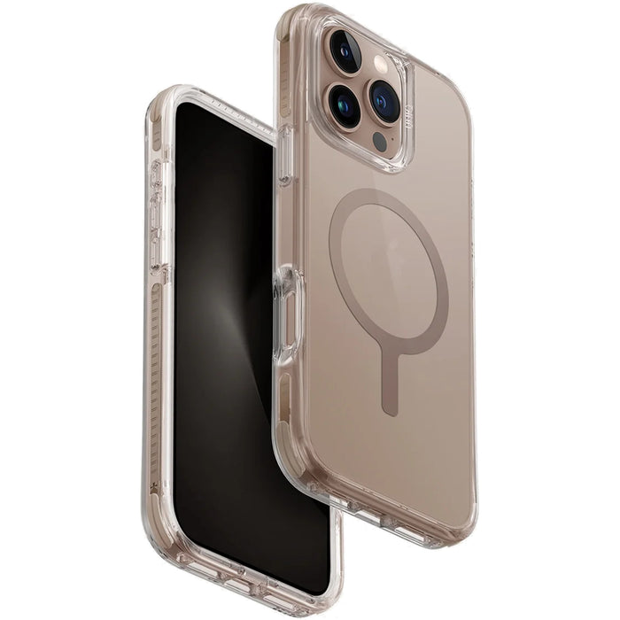 Uniq iPhone 16 Pro Max (6.9") Combat Case - Taupe Gold Magsafe Compatible - Military Grade Drop Protection - 5H Scratch-Resistance with 360 degree Impact Bumper