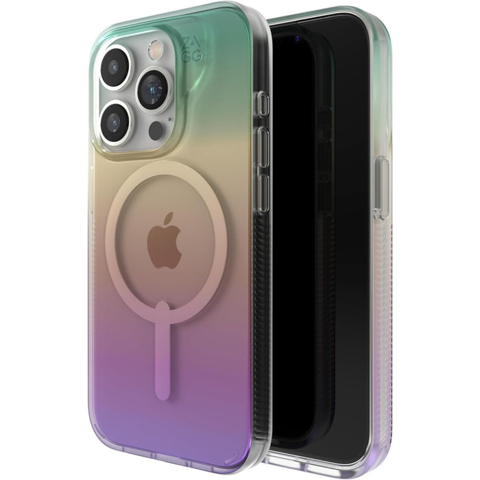 ZAGG iPhone 15 Pro (6.1") Milan Snap Case - Iridescent Magsafe Compatible