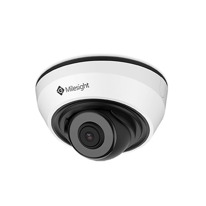 Milesight 5MP NDAA Indoor AI IR Mini Dome Network Camera White 2.8mm