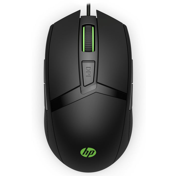 HP Pavilion 300 4PH31AA Gaming Mouse - Black Cable 5000 DPI Customize LED Lighting