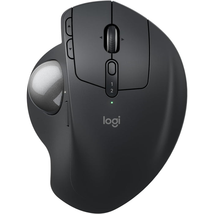 Logitech MX Ergo S Advanced Wireless Mouse Bluetooth - Trackball - 4 Months Battery Life On A Full Charge - Supports Logitech Flow