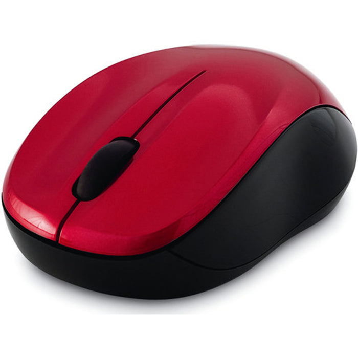 Verbatim 99780 Silent Wireless Blue LED Mouse - Red USB-A Nano receiver