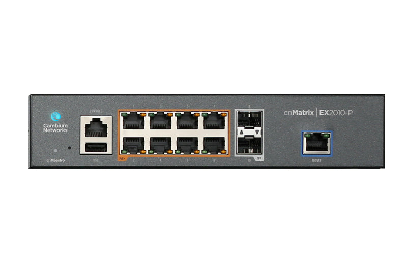 Cambium cnMatrix EX2010-P 10-Port Gigabit Ethernet PoE Switch