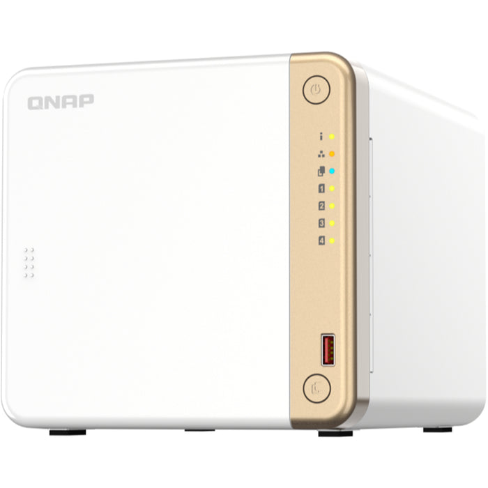 QNAP TS-462-4G Home and Business 4-Bay Desktop NAS Server Intel Dual Core Upto 2.9GHz 4GB RAM 2xM.2 1xPCI 1x2.5GbE 4xUSB 1xHDMI 2 Year Warranty Come with 8 Camera License