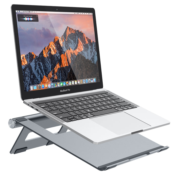 Nulaxy AS012 Laptop Stand - Grey Foldable Adjustable Design Compatible with 10"-16" Apple MacBook / Laptops