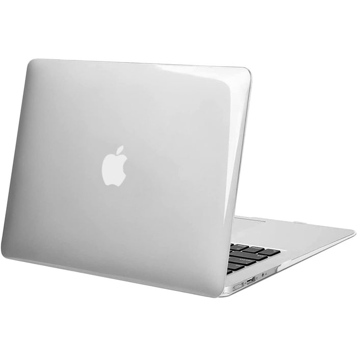 Rubberized Hard Shell Case Cover for 13" MacBook Air (2010-2017) - Crystal Clear for Models: A1466 / A1369