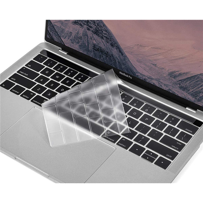 MacBook Pro (2016-2019) Keyboard Cover Protective Film - Apple 13" TPU 0.1mm Thickness For Models: A1706 A1989 A2159 with Touch Bar  (Film Cover The Touch Bar Area)