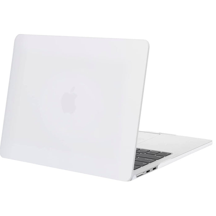 Matte Rubberized Hard Shell Case Cover for 13.6" MacBook Air (2022-2024) - Matte White for Models: A2681 M2 / A3113 M3