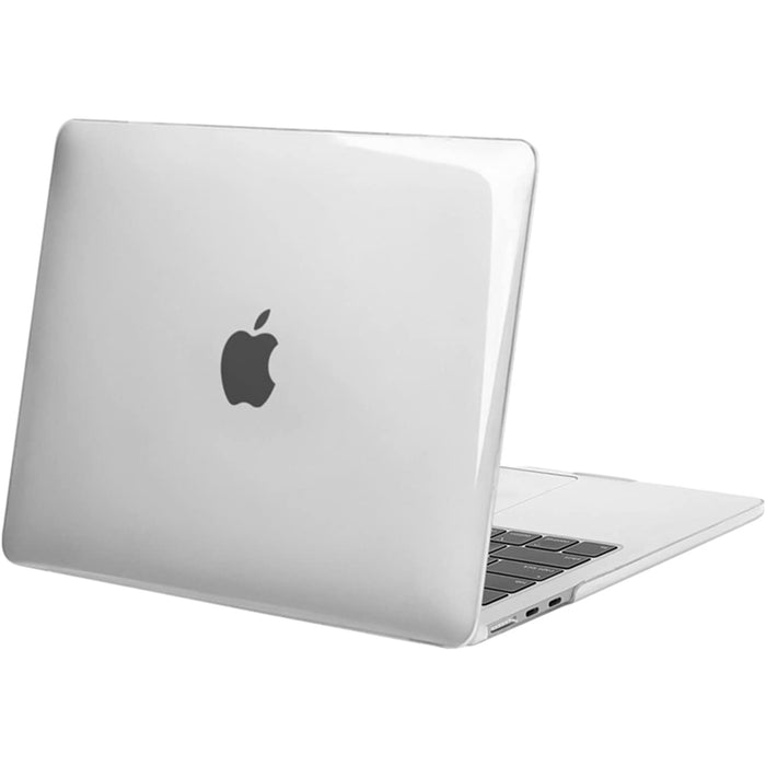 Rubberized Hard Shell Case Cover for 13.6" MacBook Air (2022-2024) - Crystal Clear for Models: A2681 M2 / A3113 M3