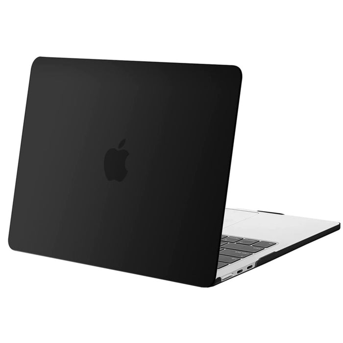 Matte Rubberized Hard Shell Case Cover for 15" MacBook Air (2023-2024) - Matte Black for Models: A2941 M2 / A3114 M3