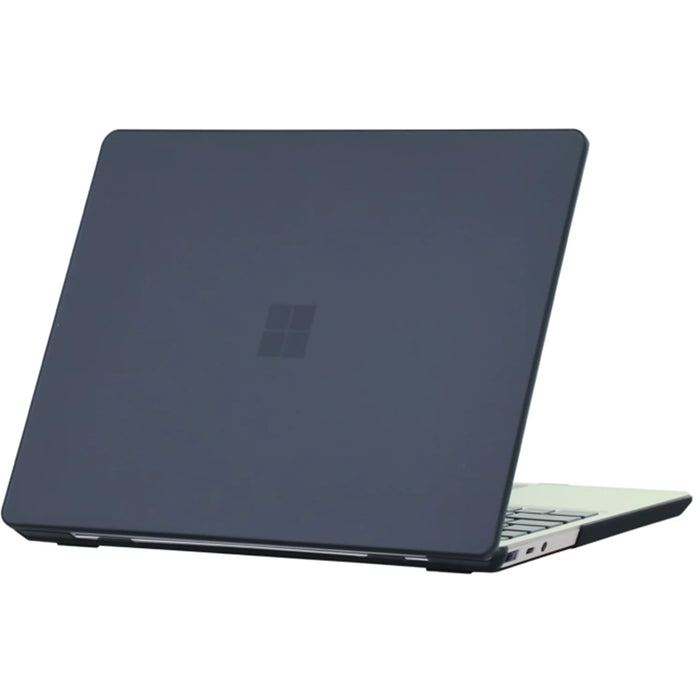 Matte Rubberized Hard Shell Case Cover for Surface Laptop 3 / 4 / 5 13.5" (2019-2022) - Matte Black with Metal Keyboard ONLY - for Models: 1951 / 1868