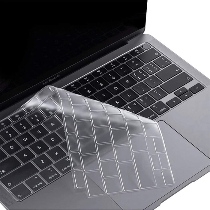 Ultra Thin Keyboard Cover Protector - Apple 13" Macbook Air with M1 Chip (2020-2021) For Models: A2179 A2337 TPU 0.1mm Thickness