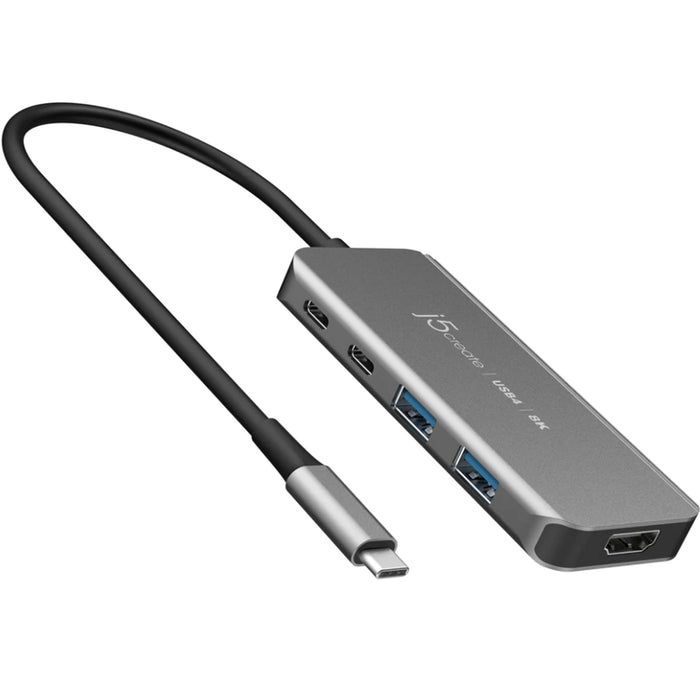 J5create USB4 8K60 6-in-1 Travel Hub