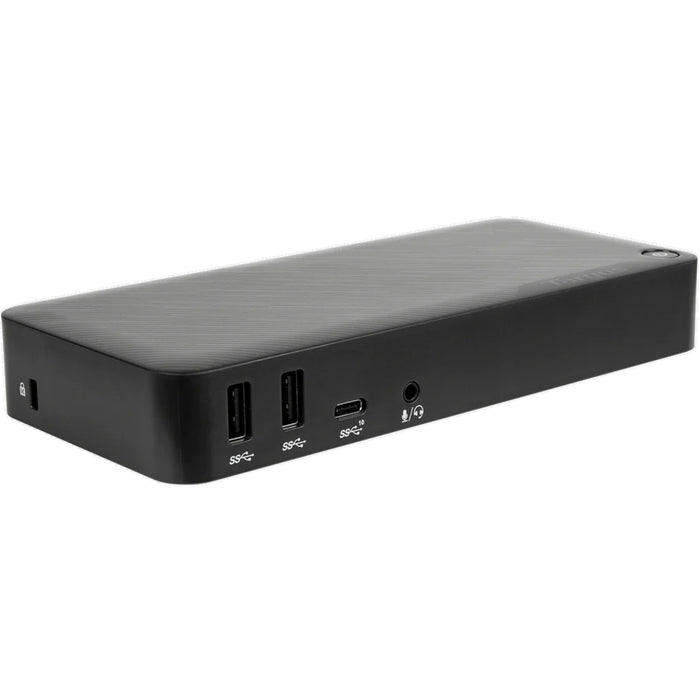 Targus DOCK430 USB-C Dual 4K Alt Mode Docking Station with 85w Power Delivery DP1.4 x2 HDMI2.0 x1 USB-C x1 USB3.2 x4 RJ45 VESA Mountable support Android Chromebook PC and Mac 3yr warranty